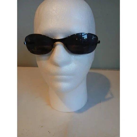 Y2K Sunglasses 90s Matrix Style Glasses Black  Frames Gray Lens  ESPN X Games