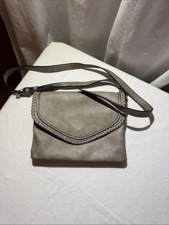 Jen &Co Classic Grey Women's Crossbody Bag