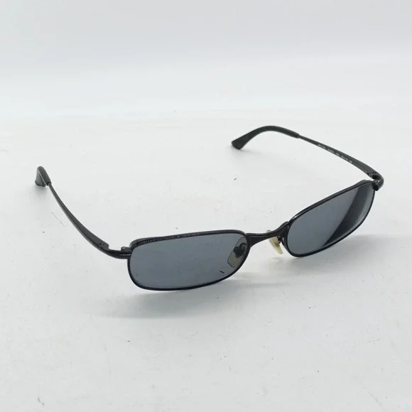 Ray-Ban RB3162 Sleek 006 Black Rectangle Sunglasses Frames Only 52-19 50