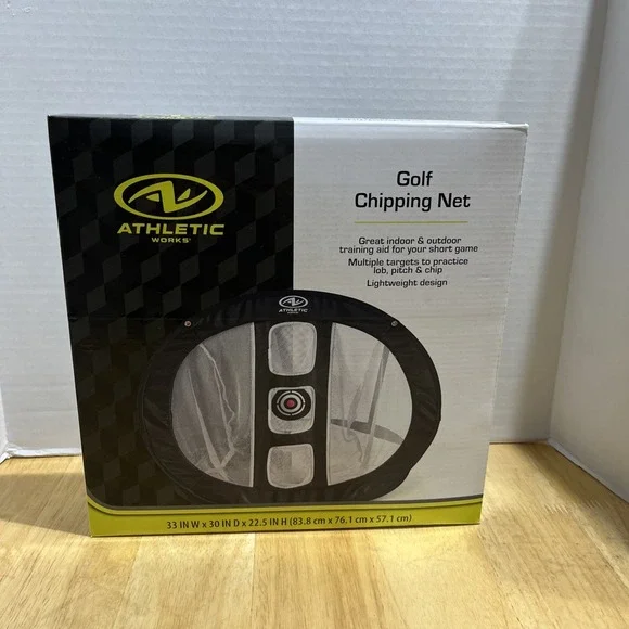 Athletic Works Golf‎ Chipping Net 33 in W x 30 in x 22.5 in H NEW
