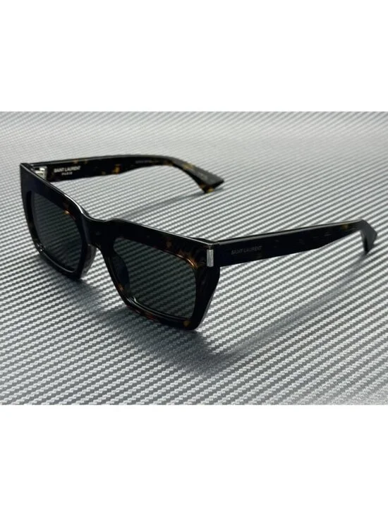 New Saint Laurent Men Havana Sunglasses 55-19-145
