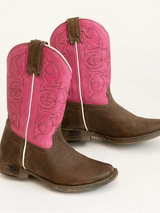 Girls Roper Cowgirl Boots