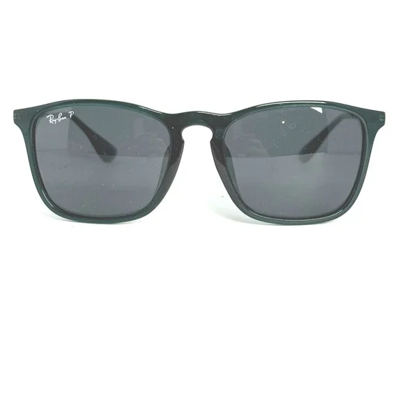 Ray-Ban‎ Chris RB4187F 666381 Dark Green Polarized Sunglasses 54-18-145 3P