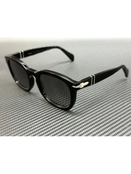 New Persol Men Black Sunglasses 54-22-145
