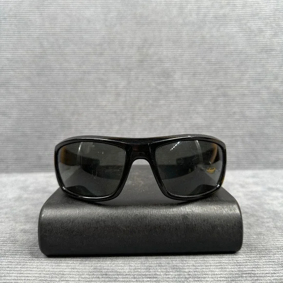 Under Armour y2k Sunglasses Mens Black Wrap Sport Frames Grey Lens Logo Athletic