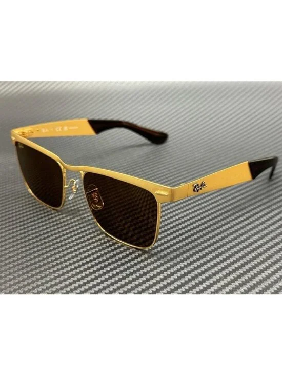 New Ray-Ban Men Legend Gold Sunglasses 56-18-145