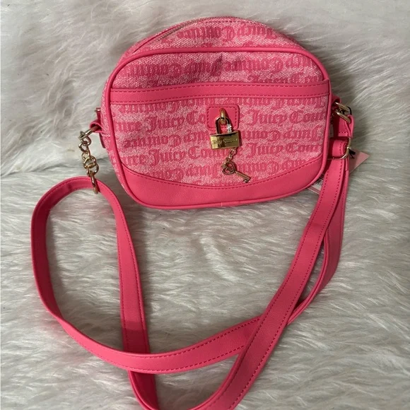 Juicy Couture Vibrant Pink Crossbody Bag