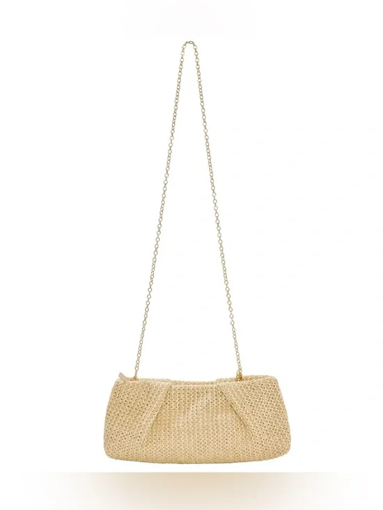 Capittana Oversized Raffia Clutch