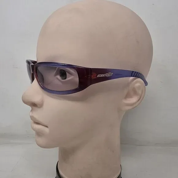 Vtg Arnette Sunglasses Red and Blue Frames and Lenses 4009-116/2B Made In Italy