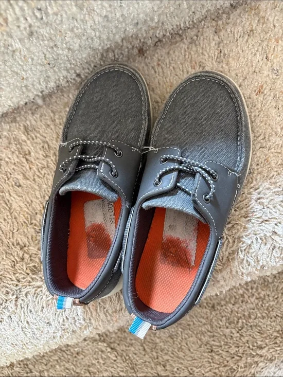 Men's Casual Gray Canvas Lace-Up Shoes