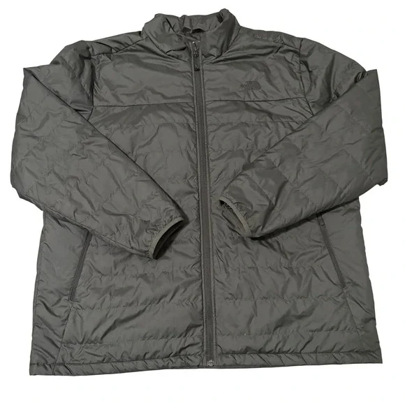 The North Face Bombay Mens XXL Insulated‎ Puffer Jacket Gray Full Zip Outdoor
