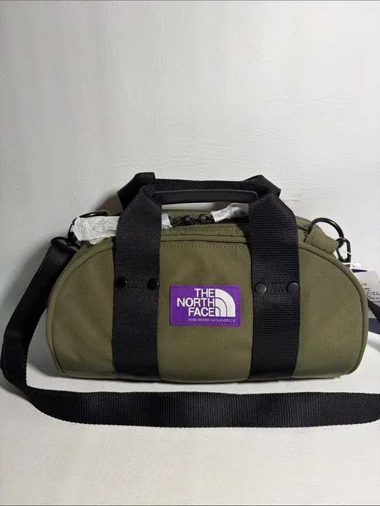THE NORTH FACE Purple Label X  Nanamica Japan NEW Field Denim Duffle Bag Olive