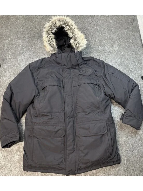 The North Face McMurdo III Parka Mens XL Black 550 Down DryVent NF0A33RF