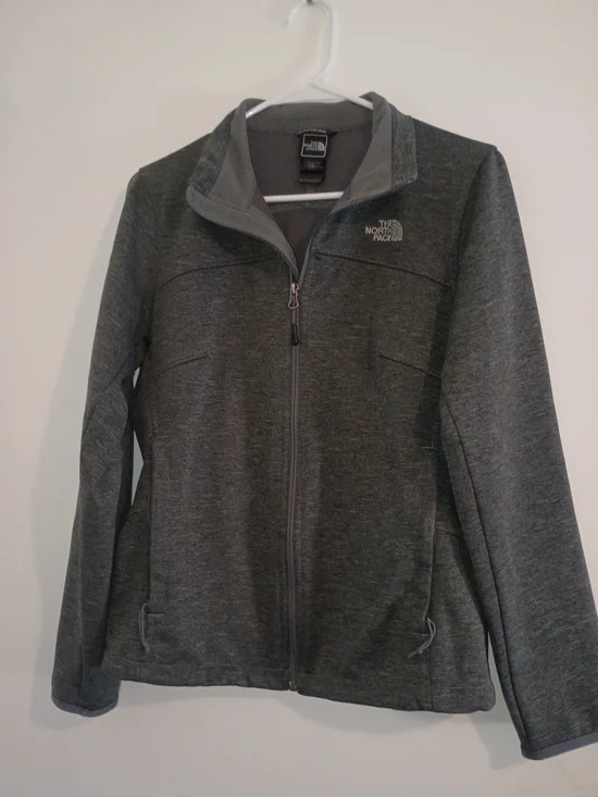 The North Face Men’s Heather Charcoal Lightweight Full-Zip Jacket