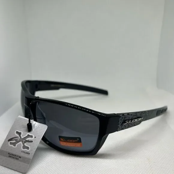X-Loop Oval Wrap Mens Sunglasses