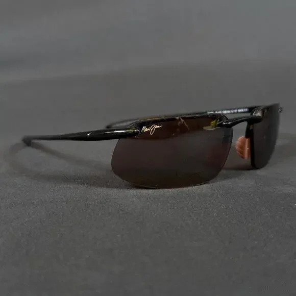 Maui Jim MJ-409-02 61 15-130 Black Sunglasses Made in Japan Only Frame