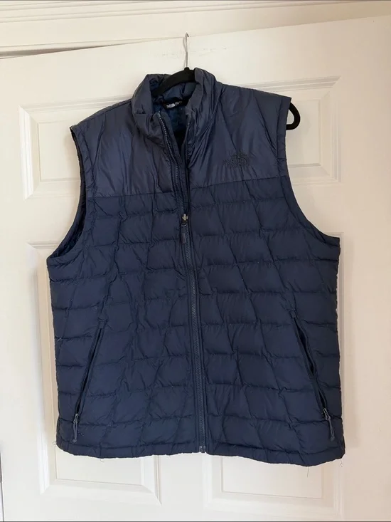 The North Face Men's Dark Blue Quilted Vest
