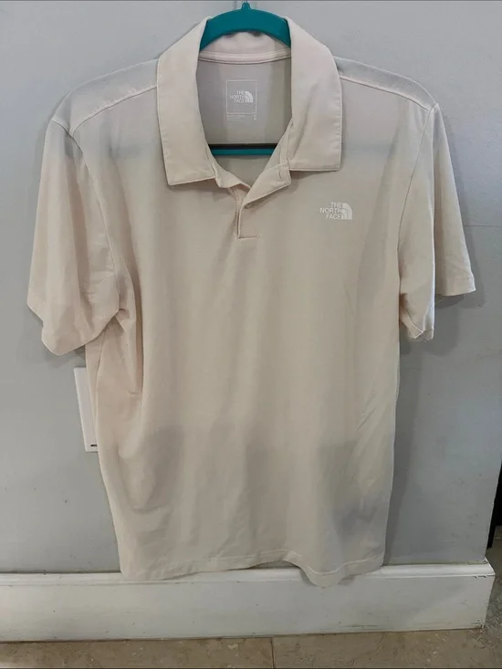 The North Face Men’s Light Beige Polo Shirt