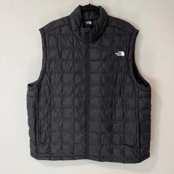 The North Face Mens ThermoBall Eco Vest XXL Black Excellent NF0A5GLO Puffer