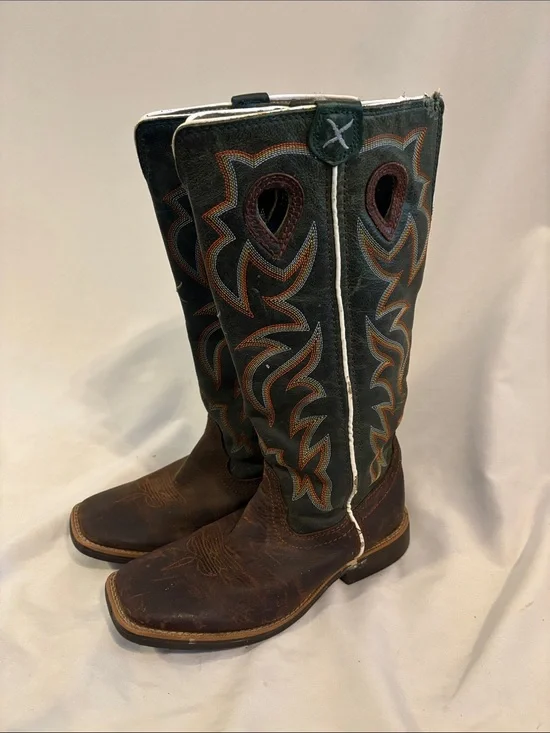Twisted X Boys Boots Size 2 Western Cowboy