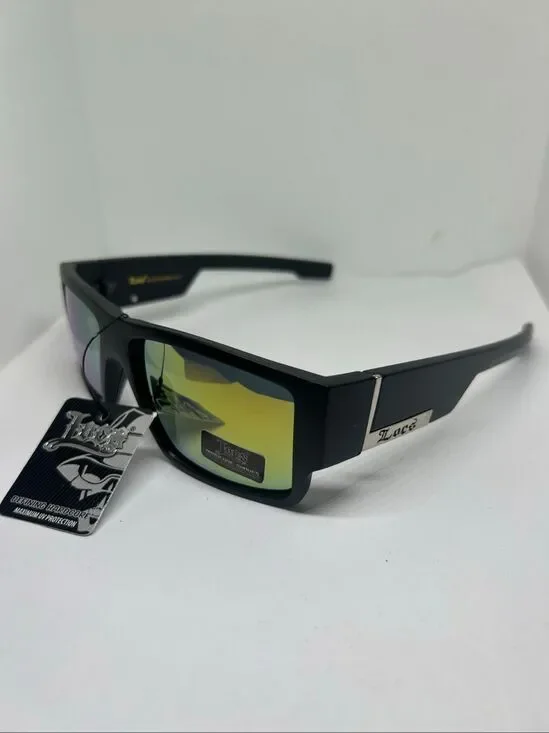 Locs Mirrored Wraparound Sunglasses | UV Protection | New with Tags