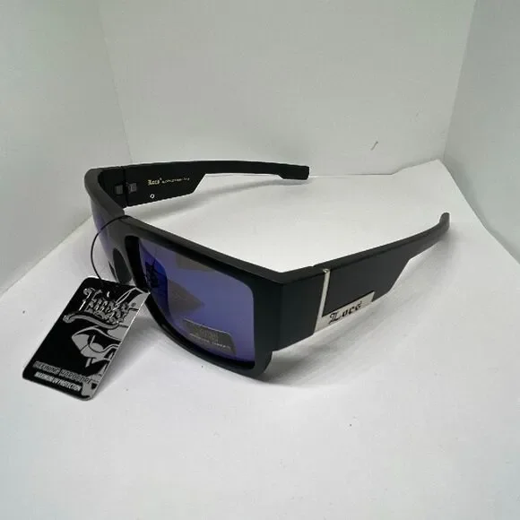Locs Mirrored Wraparound Sunglasses | UV Protection | New with Tags