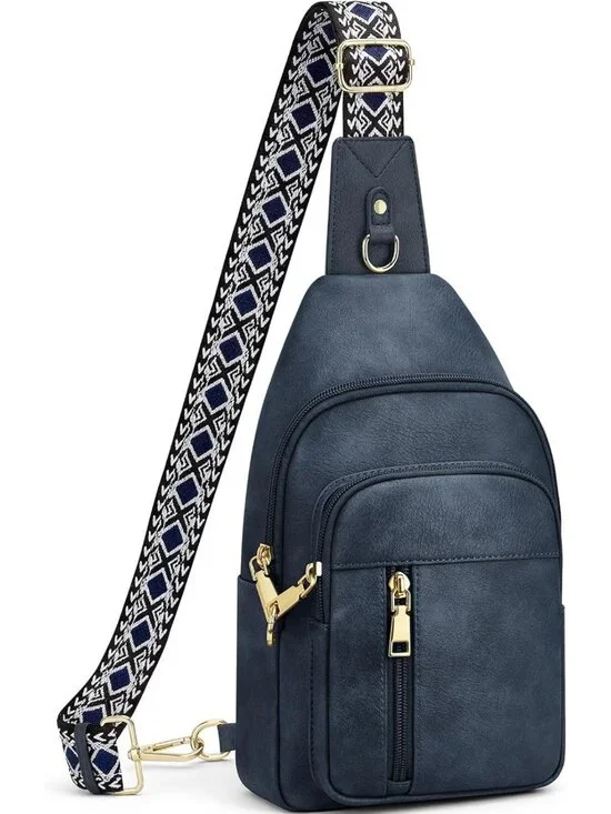 Anti-Theft Crossbody Bag for Women | RFID Sling Purse with 4 Slots & 6 Pockets