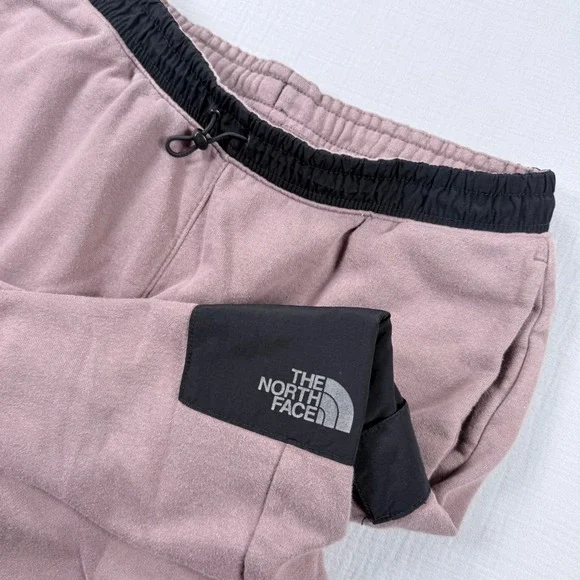 Y2K North Face Mens Joggers Mauve Size Medium Cargo Fleece Pants‎ A7UOC Fade