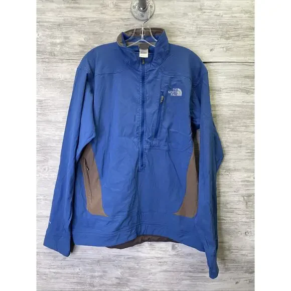 The North Face‎ Flight Series Pullover Men's XL Blue 1/2 Zip Long Sleeve