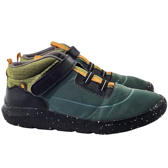 Bogs‎ Skyline Mid Youth 6 Waterproof Boots Green Black Sneakers 73061K-302