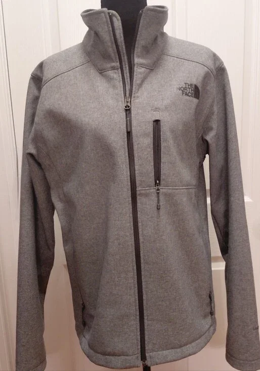 The North Face Apex Bionic 2 WindWall Softshell Jacket Men's Small Gray