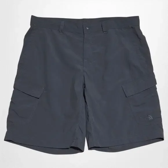The North Face Mens Hiking Ripstop Cargo Shorts Size 36 x‎ 10 Dark Gray Outdoor