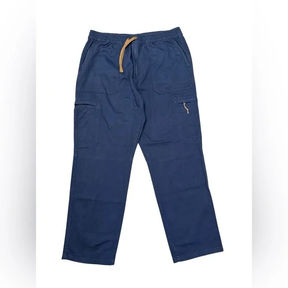 The North Face Blue Pull On Drawstring Cargo Pants Men’s Size Large