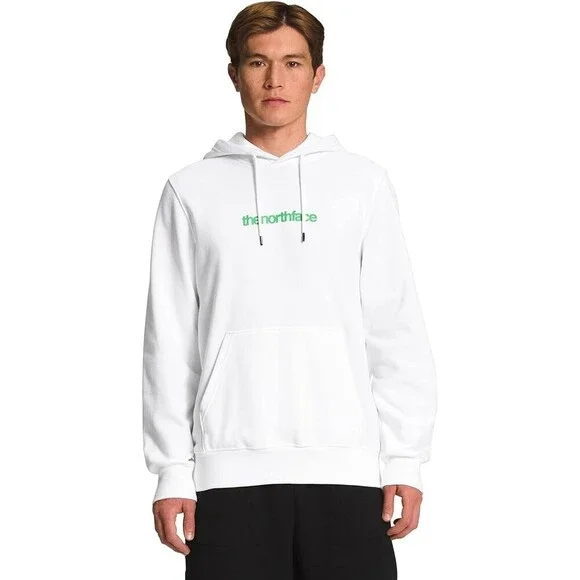 The North Face Graphic Injection Hoodie Men's Medium White Green Pullover ONF445
