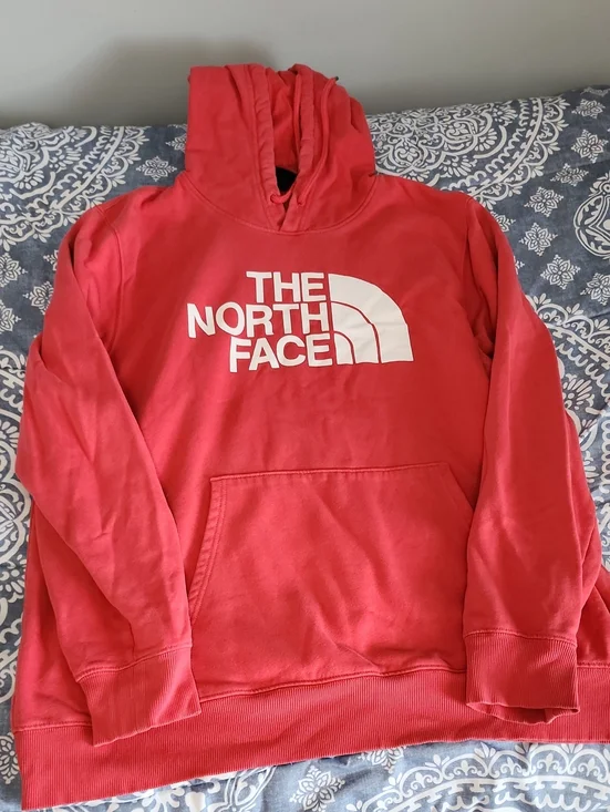 The North Face Men’s Red Crewneck Logo Hoodie XXL