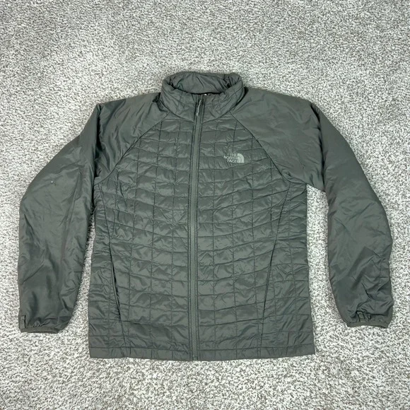 The North Face Jacket Mens‎ Medium Gray Primaloft Puffer Thermoball Triclimate