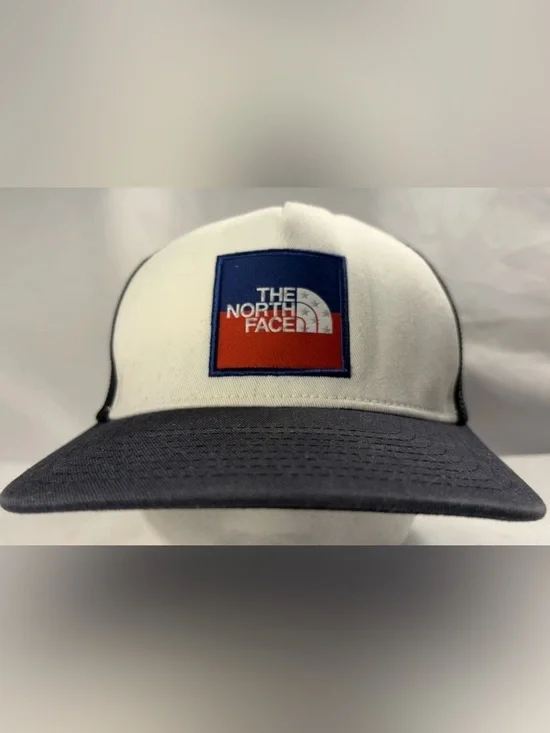 The North Face Hat Red White & Blue Trucker Cap Strapback