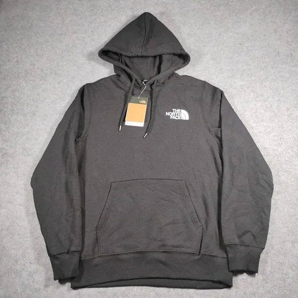 The North Face Box NSE Pullover Hoodie Men's Small Black Graphic Streetwear