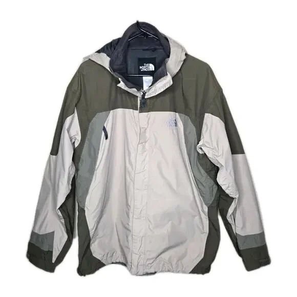 VTG The North Face Full Zip Color-blocked Hooded Jacket Y2k Size Large