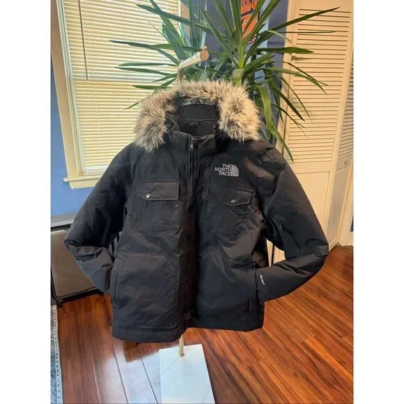 The North Face Men’s Yellowband Parka Size XL Jacket Hyvent 550 Down Blk.