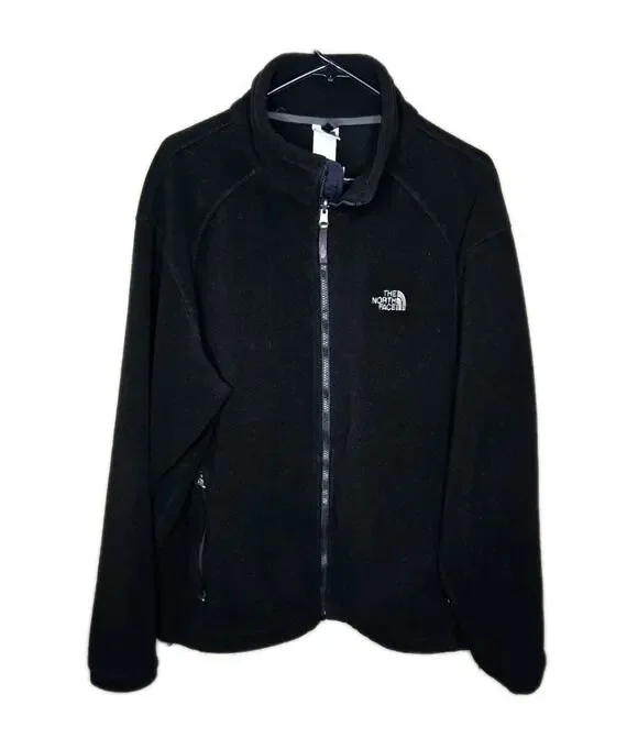 The North Face Black Full-Zip Fleece Jacket Mens Size Large
