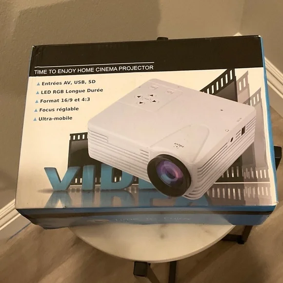 White Home Cinema Projector