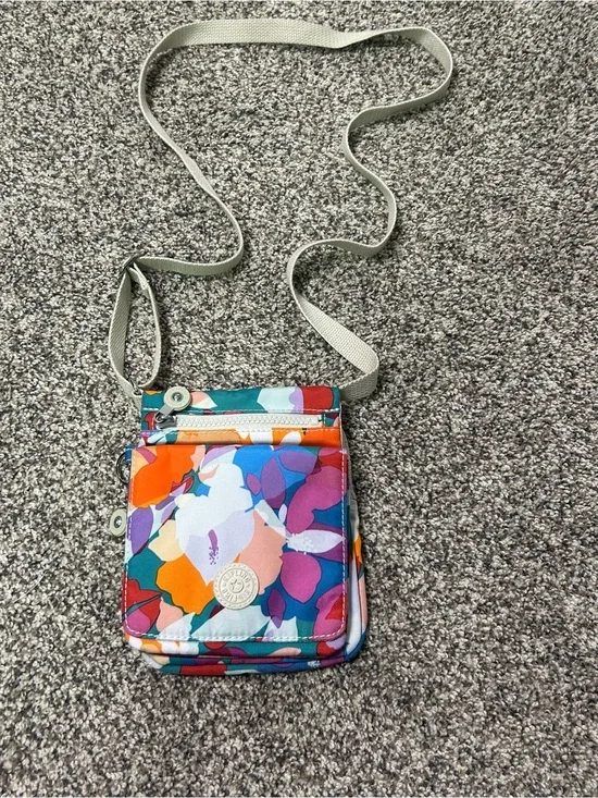 Kipling Eldorado Crossbody Bag With Adjustable Strap Multicolor Travel Purse