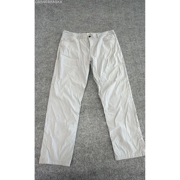 The North Face Men's Gray Outdoor Hiking Straight Leg Pants Sz‎ 38 Short