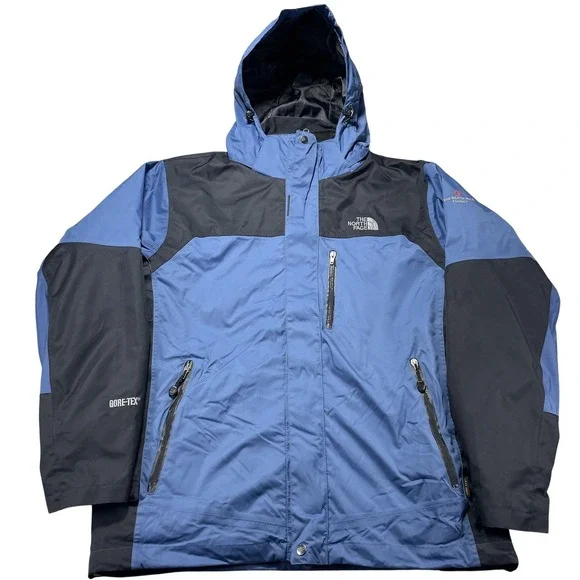 The‎ North Face Summit Series Jacket Mens XL Blue Gore-Tex Hooded Ski NP10311