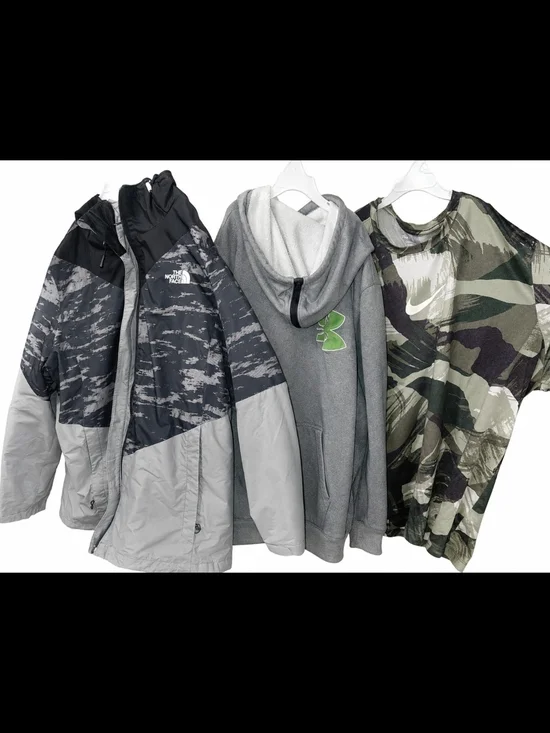 The North Face Men's Gray Hooded Jacket - Lightweight Outdoor Coat