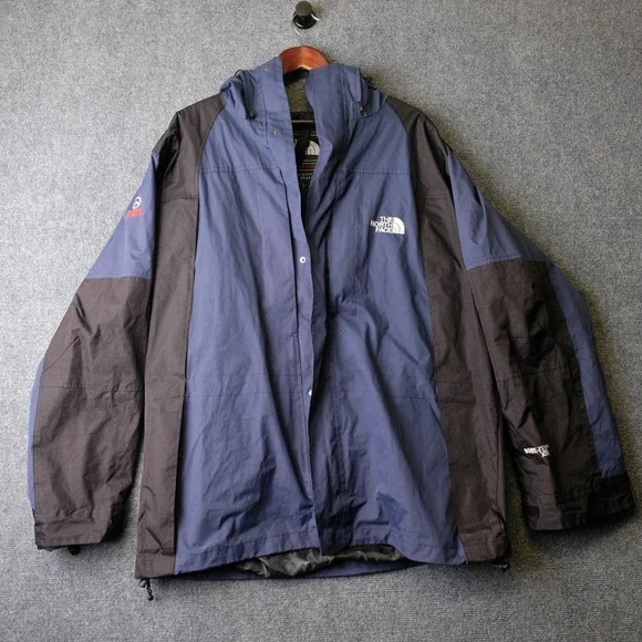 North‎ Face Summit Series Ski Jacket Mens XL Blue Gore-Tex Hooded Waterproof