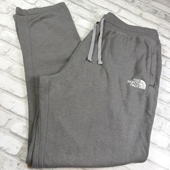 The North Face Sweatpants Mens XXL Gray A3MBK Embroidered Logo Joggers 721556