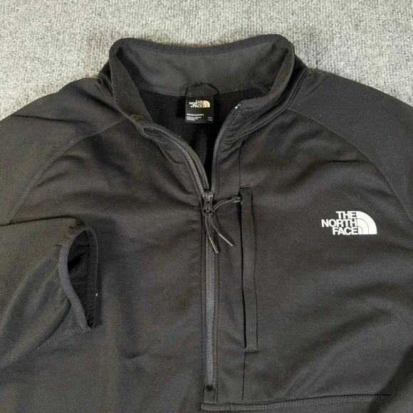 The North Face Canyonlands 1/2 Zip Fleece Pullover Black NF0A5G9W Mens XXL #3799