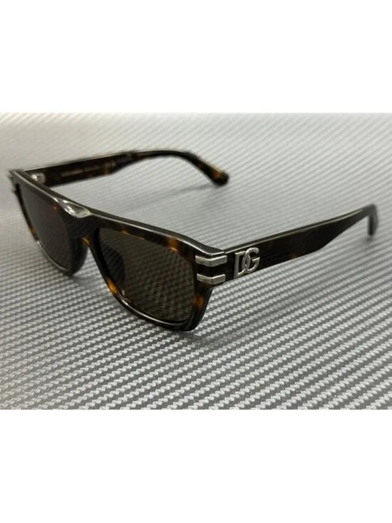 New Dolce & Gabbana Men Havana Sunglasses 54-21-145